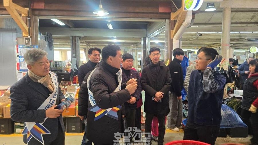 신정훈의원, 전통시장 방문 활성화 응원