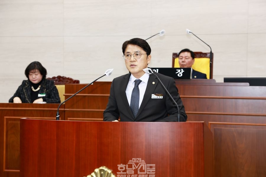 제272회 화순군의회 임시회 중 류영길 부의장 건의 안