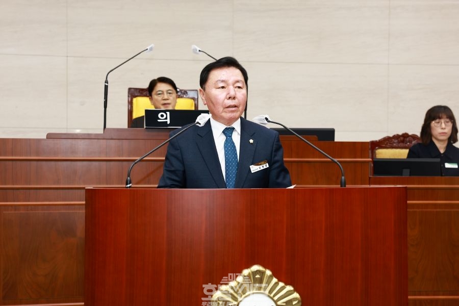 제272회 화순군의회 임시회 중 오형열 의장 건의 안