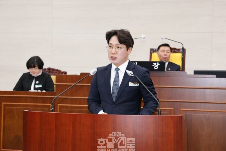 화순군의회 임시회 5분자유발언 강재홍의원